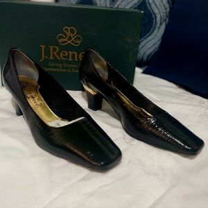 J Renee Heels By MARY, Lizard.Print (NEW)